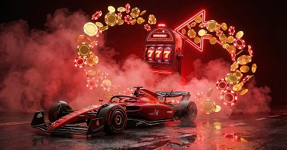 Winorio casino slot met raceauto en rookeffecten