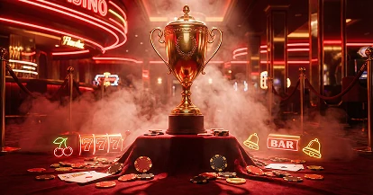 Winorio trofee en overwinning casino thema