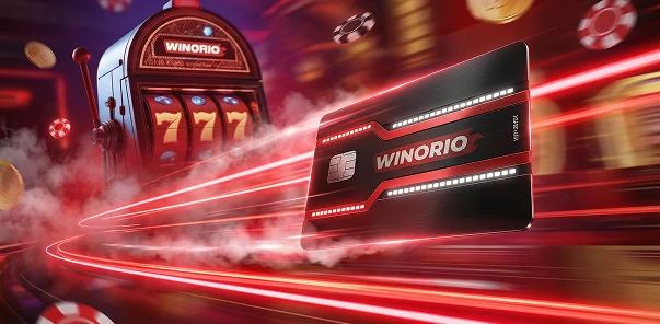 Winorio snelle casino slot met rode raceauto